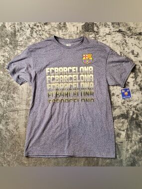 FC Barcelona heathered grey T-shirt